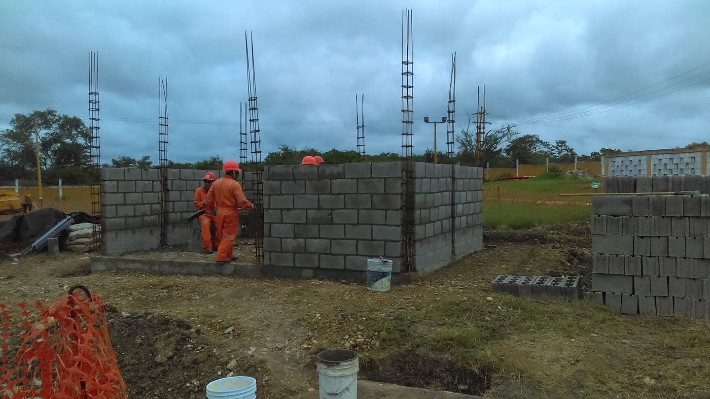Obra civil institucional FITA en progreso